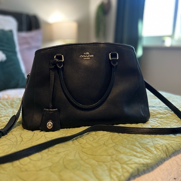 Coach Black Leather Shoulder Bag - Picture 12 of 13